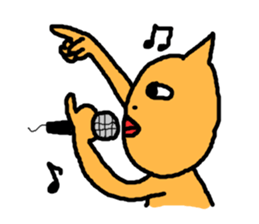 ugly-yet-cute cat Sticker sticker #3630239