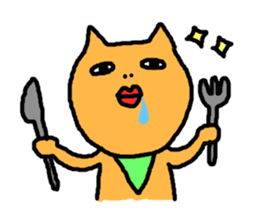 ugly-yet-cute cat Sticker sticker #3630243