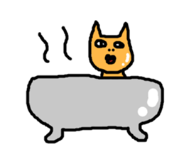 ugly-yet-cute cat Sticker sticker #3630245