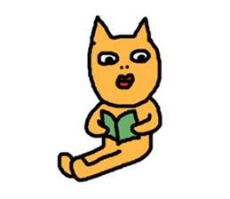 ugly-yet-cute cat Sticker sticker #3630251