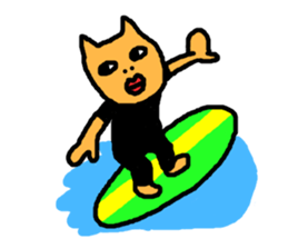 ugly-yet-cute cat Sticker sticker #3630256