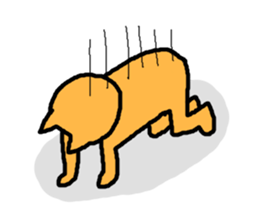 ugly-yet-cute cat Sticker sticker #3630258