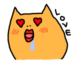 ugly-yet-cute cat Sticker sticker #3630262