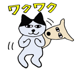The Cat and Dog sticker #3630435