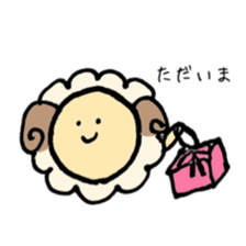 round sheep sticker #3630675