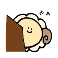 round sheep sticker #3630681