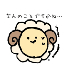 round sheep sticker #3630690