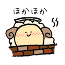 round sheep sticker #3630699