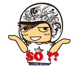 Helmets Kim part 2 sticker #3630838