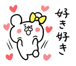 LOVE LOVE Heart Bear sticker #3631336