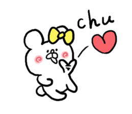 LOVE LOVE Heart Bear sticker #3631343