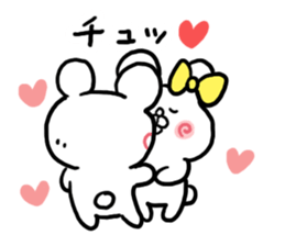 LOVE LOVE Heart Bear sticker #3631345