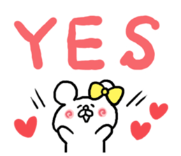 LOVE LOVE Heart Bear sticker #3631362
