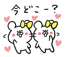 LOVE LOVE Heart Bear sticker #3631369