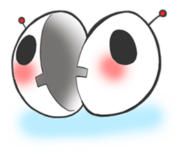 Circle and square of character sticker #3631501