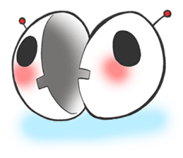 Circle and square of character sticker #3631501