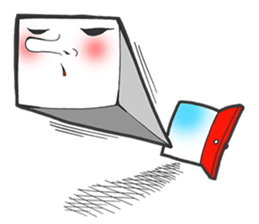 Circle and square of character sticker #3631503