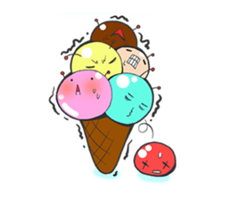 Circle and square of character sticker #3631504