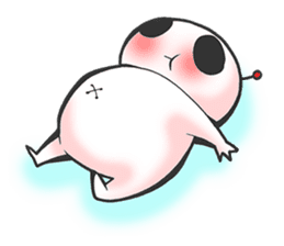 Circle and square of character sticker #3631505