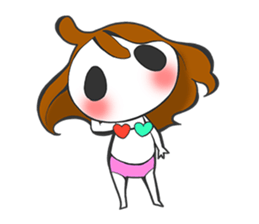 Circle and square of character sticker #3631506