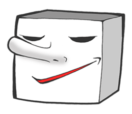 Circle and square of character sticker #3631509