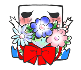 Circle and square of character sticker #3631510