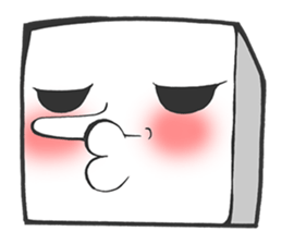 Circle and square of character sticker #3631511