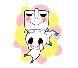 Circle and square of character sticker #3631513