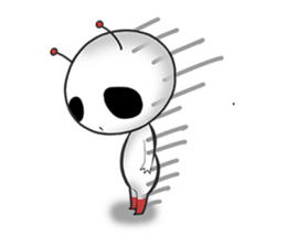 Circle and square of character sticker #3631514