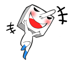 Circle and square of character sticker #3631515