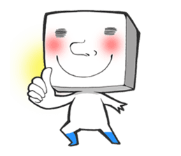 Circle and square of character sticker #3631517