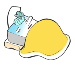 Circle and square of character sticker #3631522