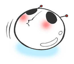 Circle and square of character sticker #3631526