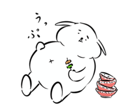 To the person who wants a white dog. sticker #3631789