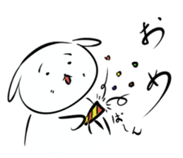 To the person who wants a white dog. sticker #3631791