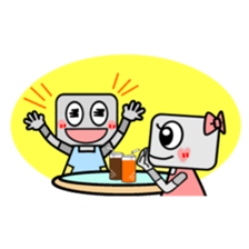 Because I met you2 sticker #3632009