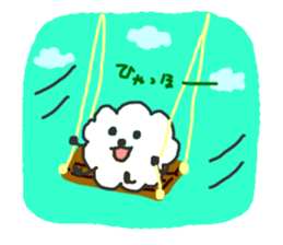 funny clouds character 2 sticker #3632184