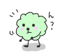 funny clouds character 2 sticker #3632196