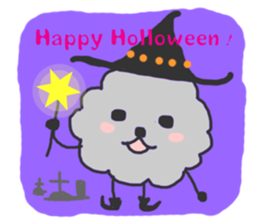 funny clouds character 2 sticker #3632208