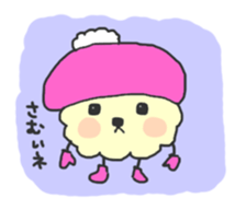 funny clouds character 2 sticker #3632212