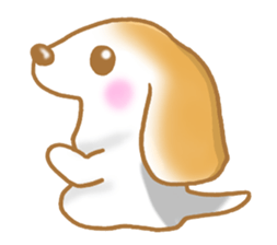 Sticker of the Beagle! Dog's Sticker sticker #3632230