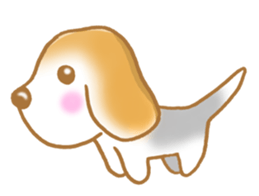 Sticker of the Beagle! Dog's Sticker sticker #3632244