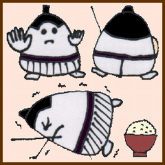 Pretty Japanese SUMO WRESTLER