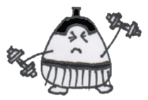 Pretty Japanese SUMO WRESTLER sticker #3632394