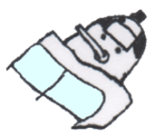 Pretty Japanese SUMO WRESTLER sticker #3632397