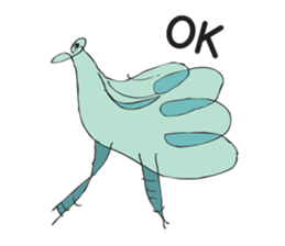 KURODA Bird sticker #3634121