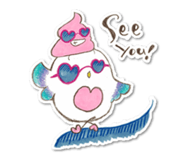 Fluffy Whippy Birdy sticker #3634436