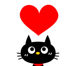 -NYANKO-Fashionable Black Cat's2 sticker #3635468