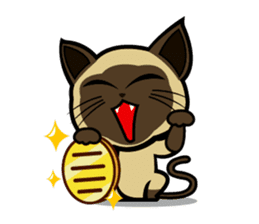 17 Siamese Cat Vol.2 sticker #3635552