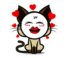 17 Siamese Cat Vol.2 sticker #3635559